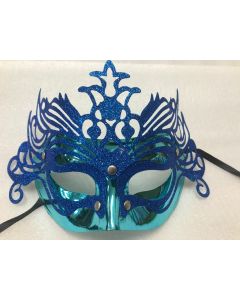 Freida Blue Multi Colour Crown Tip Eyemask (CB8504-1 Crown)