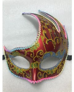 Melissa Red Flame Multi Colour Eyemask (CB8503-4 Flame)