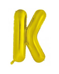 K Gold Letter - 86cm (34') Foil Balloon (KGoldA)