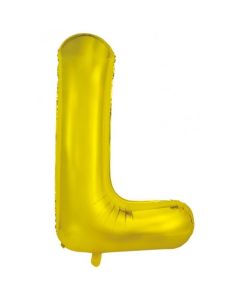 L Gold Letter - 86cm (34') Foil Balloon (LGoldA)