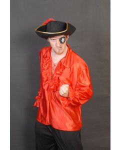 Swash Buckler Pirate Shirt - Red (LU102)