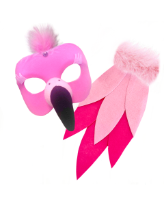 Flamingo - Deluxe Animal Mask and Tail Set (MA0044)