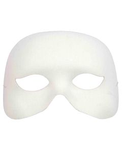 Cocktail Half Mask - White (MA60825)