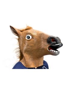 Horse Mask - Full Head Latex Mask (MIC077H)