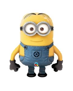 Minion Pull Along (inc Helium) - 28 Inch Foil Balloon (17307Q)