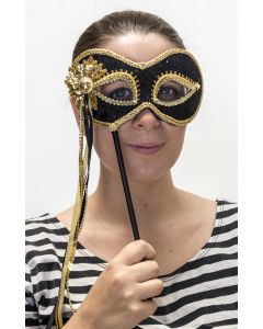 Stick Eyemask - Black and Gold (MST029)
