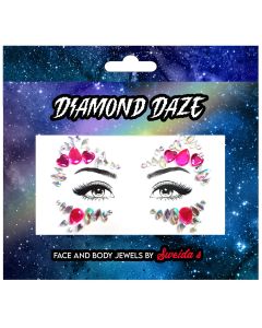 Queen Of Hearts - Face Jewels (MU0086)