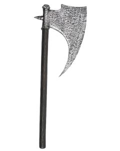 Axe Medieval Black & Silver 90cm (N43865)