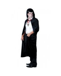Black Velvet Hooded Cape Adult (N86941)