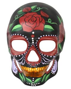 Day of The Dead With Painted Roses Mask (ND4277)