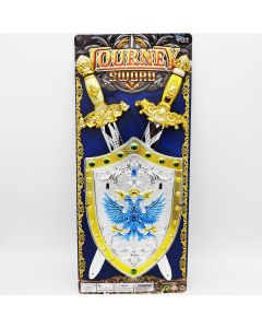 Twin Sword and Shield Set 48cm (NV2550)