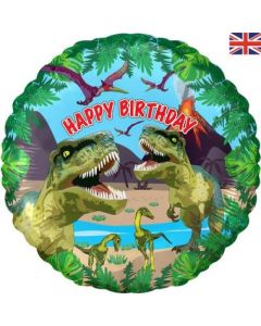 Jurassic Dinosaur Happy Birthday - 45cm Foil Balloon (OT229790)