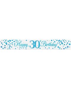 Sparkling Fizz Blue - Banner30th 2.7m (OT625853)