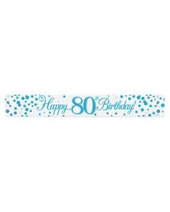 Sparkling Fizz Blue - Banner 80th 2.7m (OT625914)