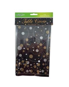 Tablecover Rectangle - Sparkling Fizz Black & Gold (OT635906)