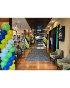 Balloon Pillars Pair STD 4 Wrap 40cm (16in) Top