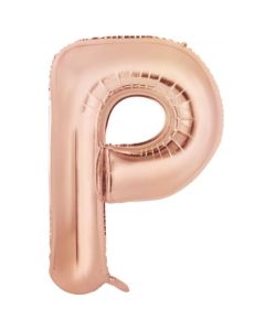 P Rose Gold Letter - 86cm (34') Foil Balloon (PRoseA)