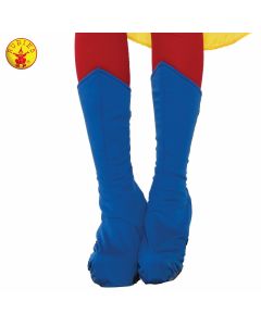 Superhero Boot Tops - Blue - Adult (RUB76584F)