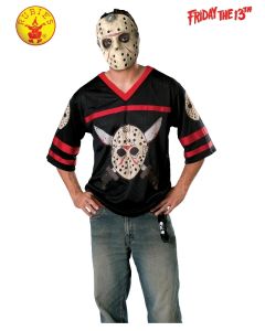 Jason Hockey Jersy and Mask Set Adult Costume (RUB888094)
