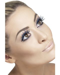 Blue Spiderweb With Glitter Eyelashes including Adhesive (SM23186)