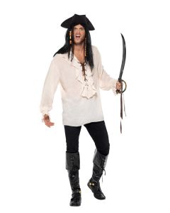 Pirate Shirt - Ivory - Adult Costume (SM40383)