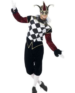 Gothic Venetian Harlequin - Adult Male Costume (SM43653)