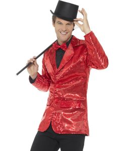 Sequin Jacket - Red - Adult Costume (SM46983)