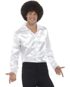 White 1960's Shirt - Adult Costume (SM48199)