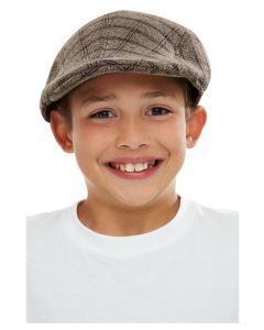 Kids 1920's Flat Cap Hat (SM50749)