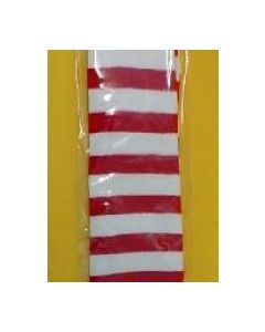 Socks - Long - Red and White Stripe (DUASOCKSRW)