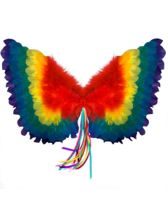 Rainbow Feather Wings (WA30021)