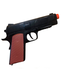 James Bond Automatic Pistol - Black - Diecast 8 Shot Cap Gun (WE8603B)