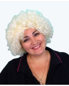 Wig Afro - Blonde - From Kath & Kim Fame (WIGAFROB)