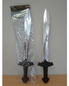 Black Handle Silver Tear Drop Blade (WNSB)