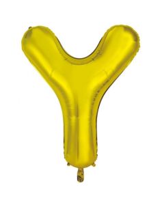 Y Gold Letter - 86cm (34') Foil Balloon (YGoldA)