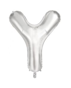 Y Silver Letter - 86cm (34') Foil Balloon (YSilverA)