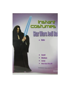 Black Hooded Robe - Jedi Knight Style (DUJEDI)