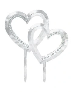 Double Heart Cake Topper (100010AM)