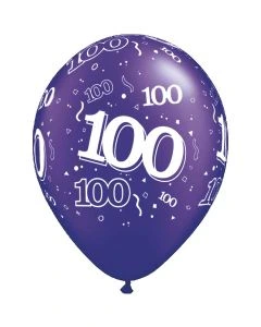 100-A-Round Purple Pearl - 28cm (11 Inch) Latex Balloon (100-13)